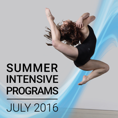 Summer Intensive Programs 2016 Summer Intensive Programs 2016